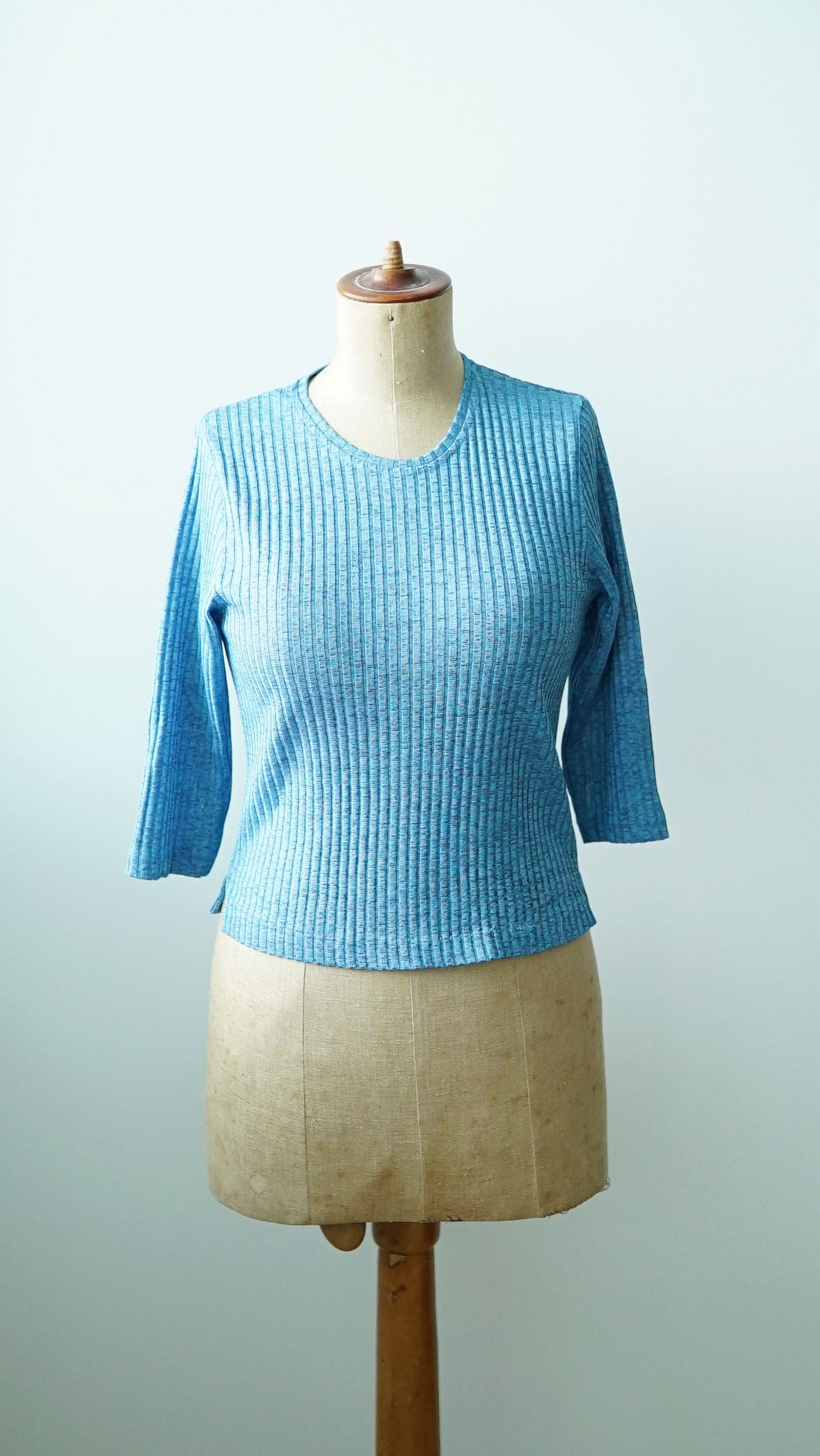 Strick Shirt blau