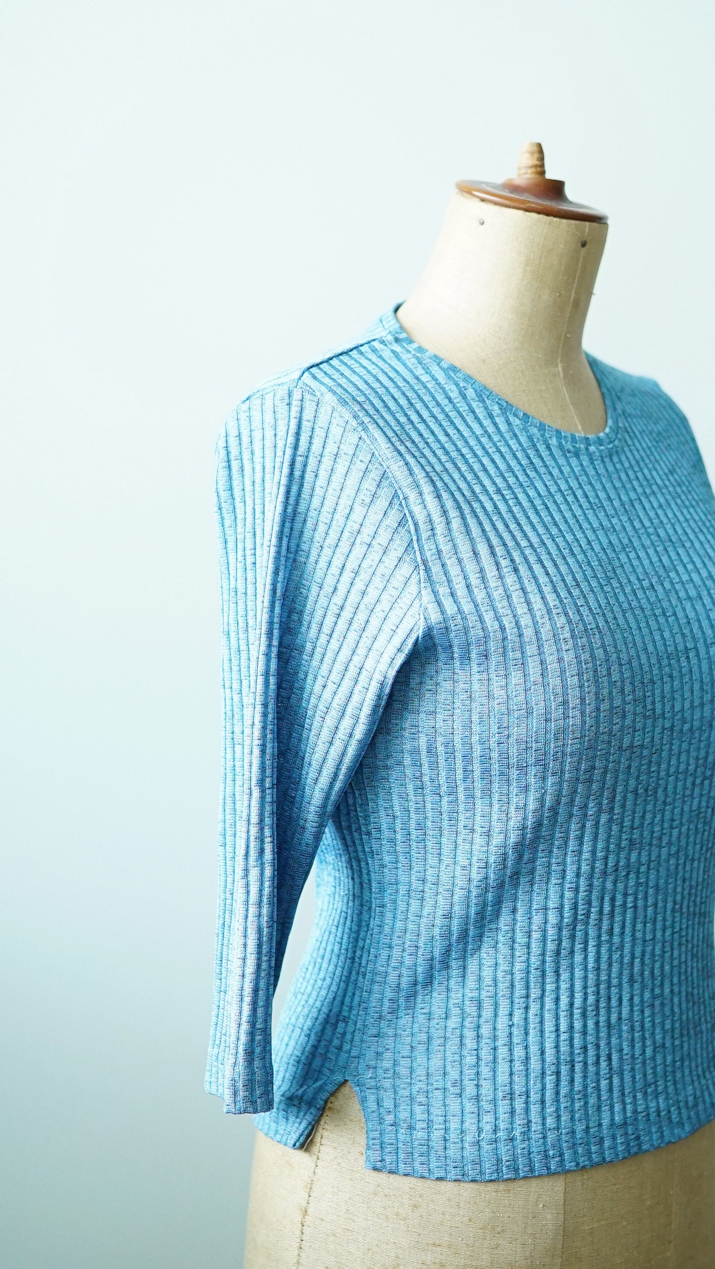 Strick Shirt blau