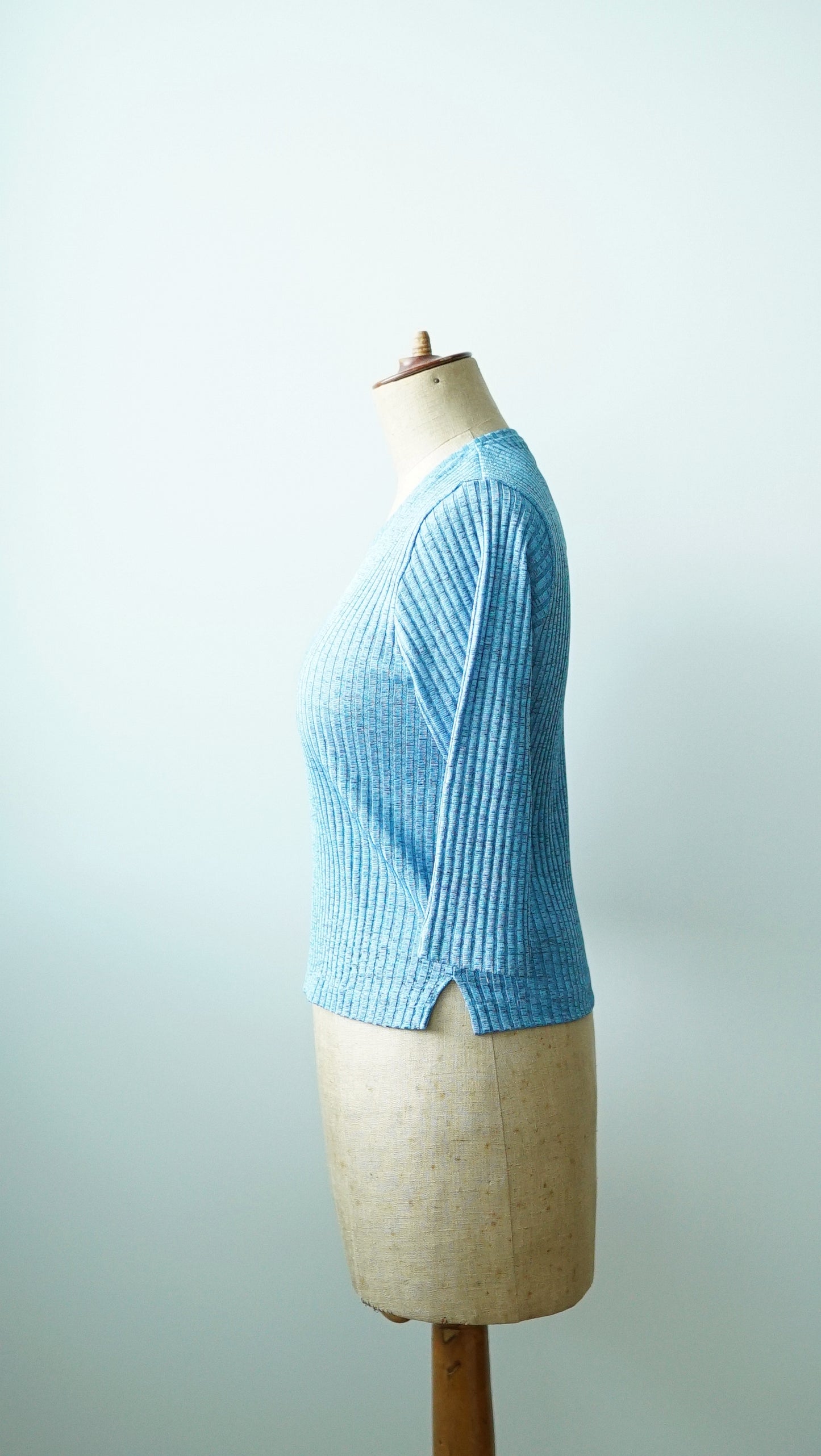 Strick Shirt blau