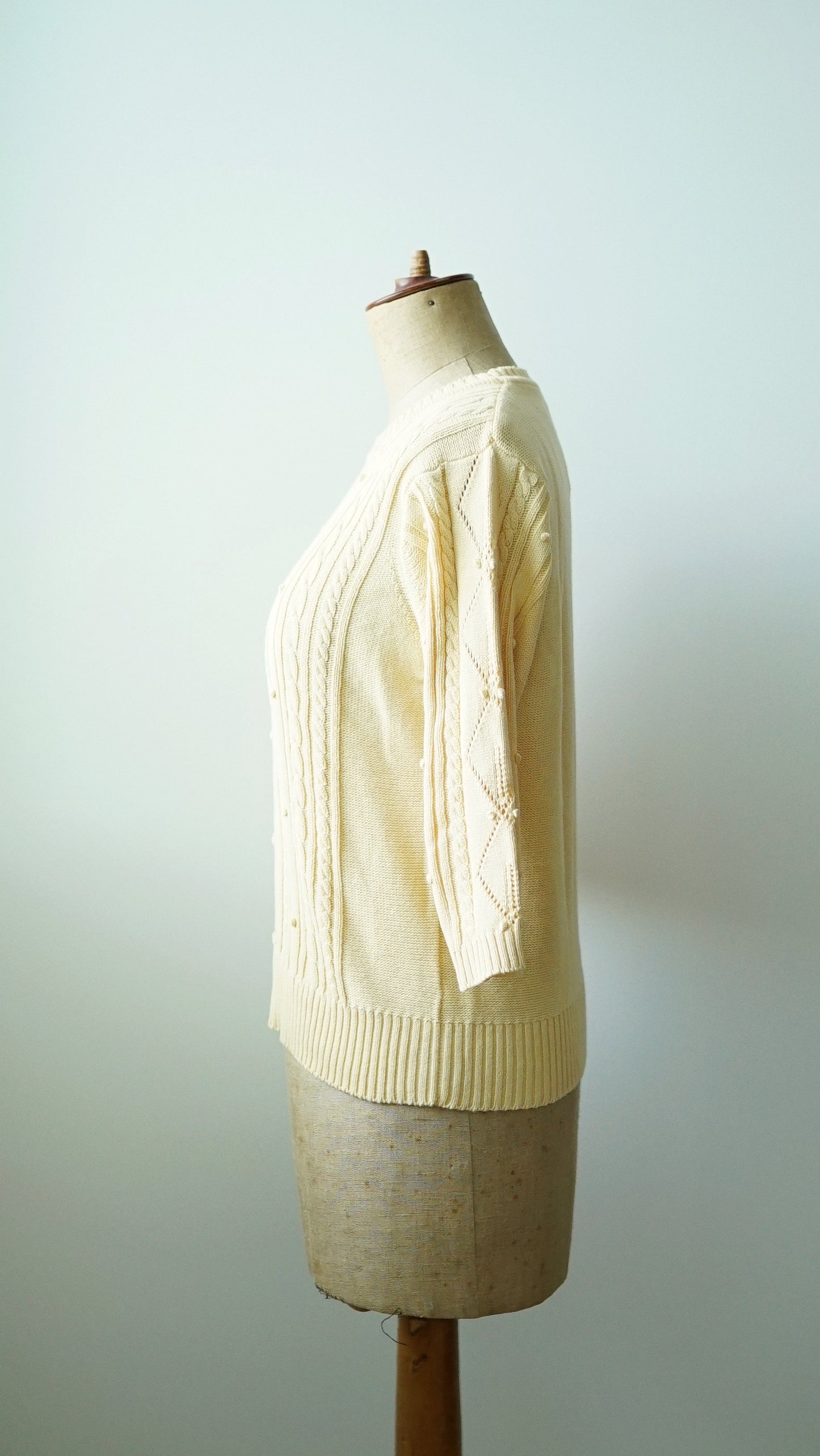 Strick Pullover gelb