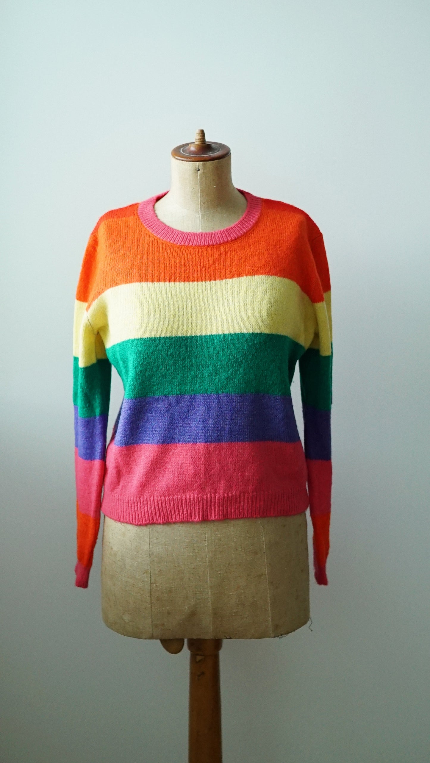 Strick pullover bunt