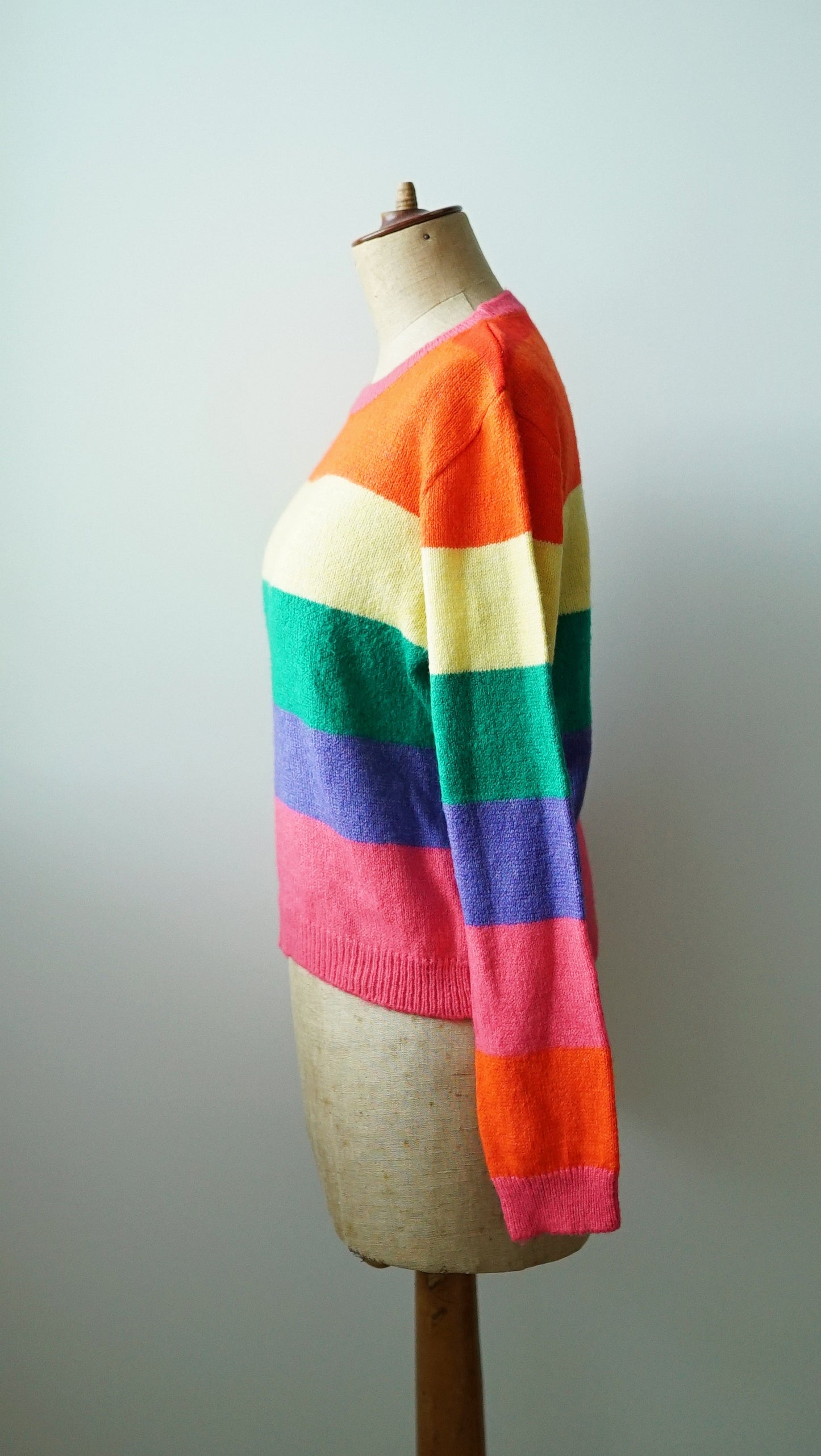 Strick pullover bunt