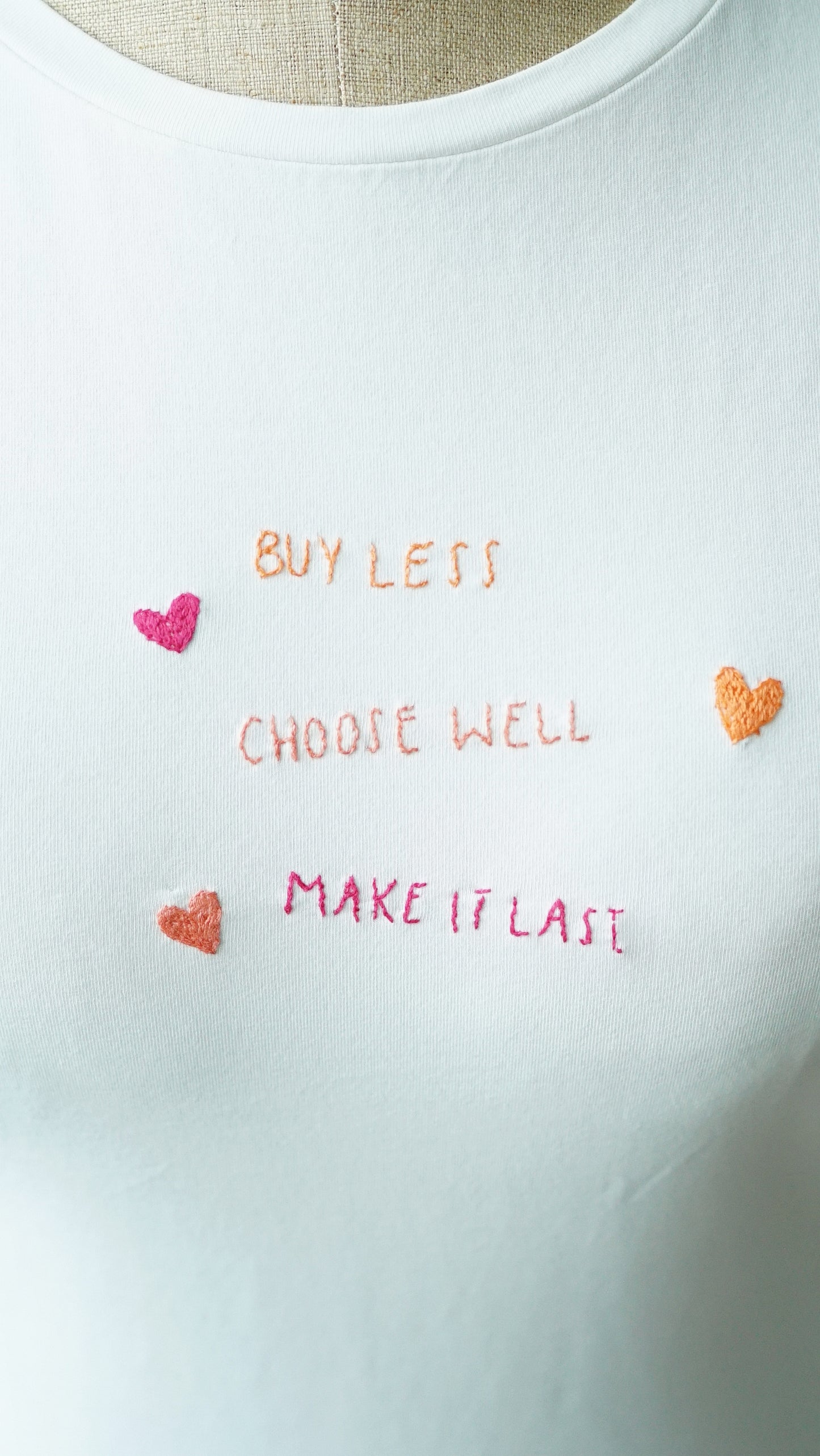 BUY LESS, CHOOSE WELL, MAKE IT LAST