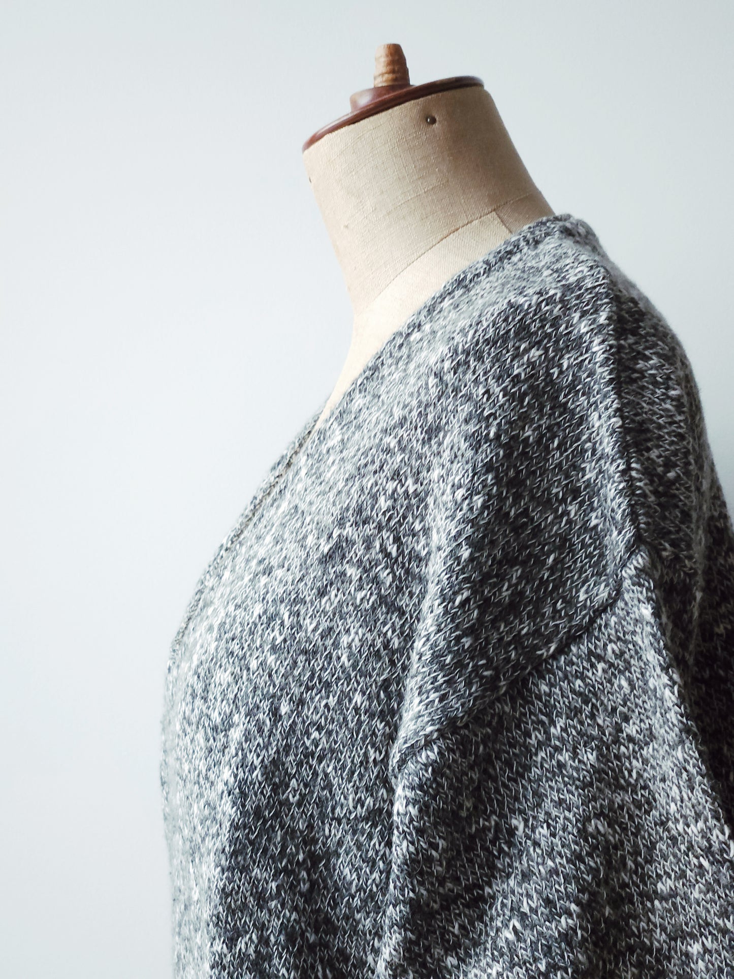 Strick Pullover grau