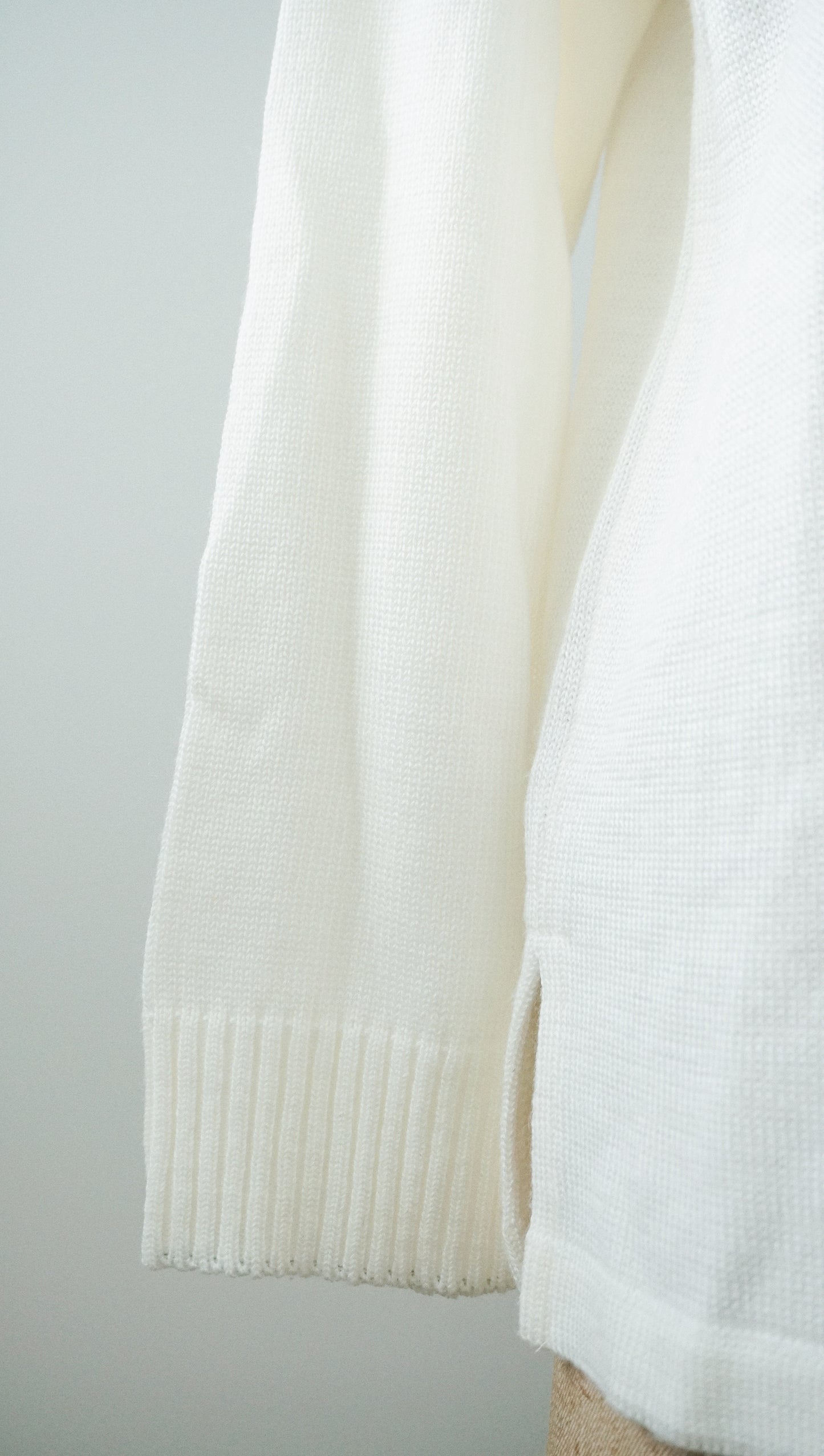 Strick Pullover weiß