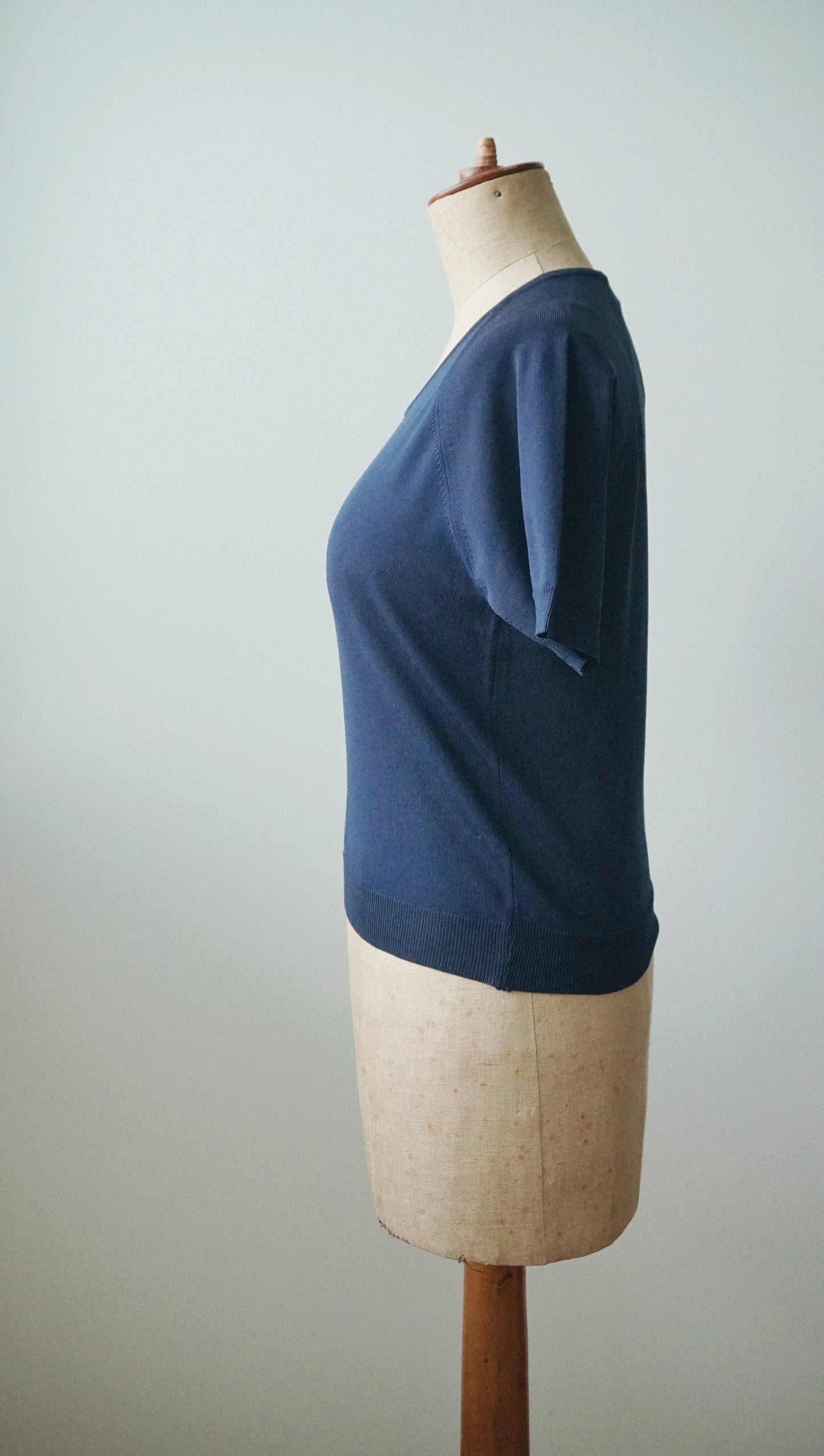 Shirt blau muster
