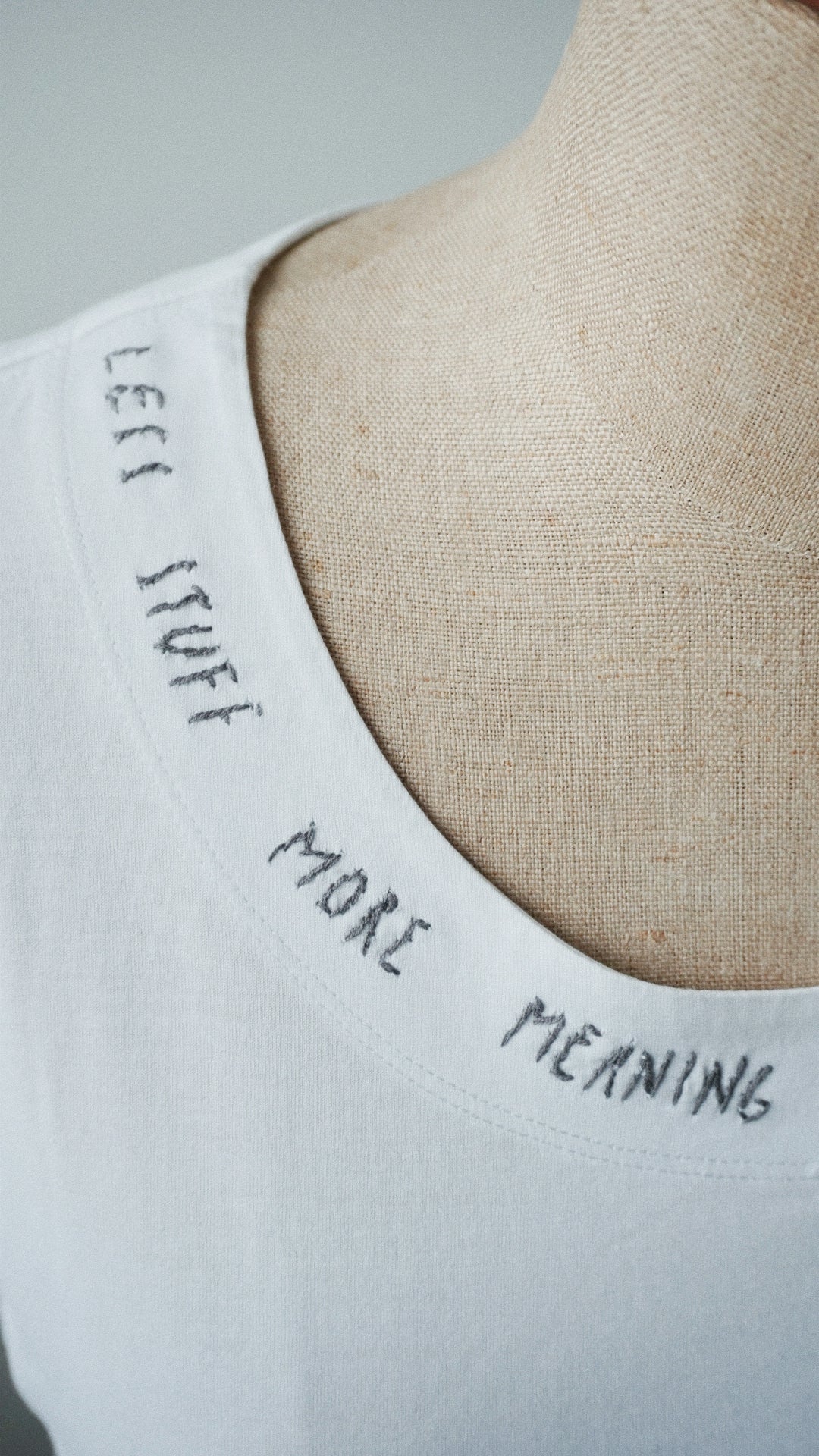 Less stuff more meaning