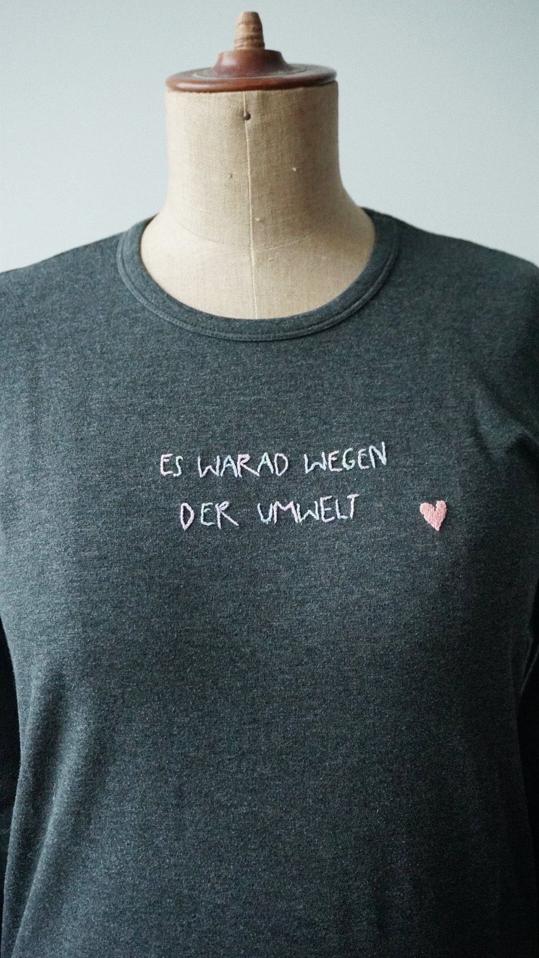 Es warad wegen der Umwelt