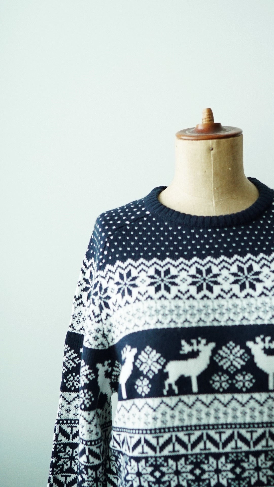 Strick Pullover Elch