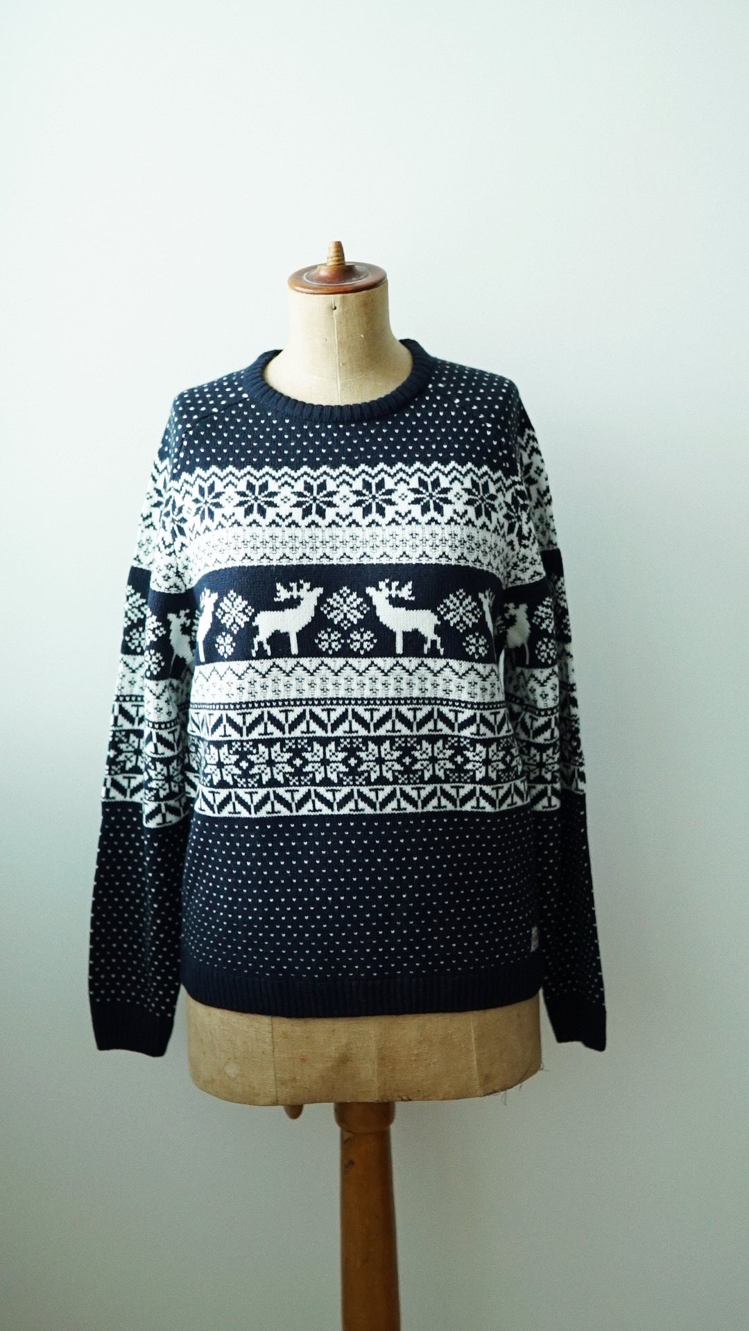 Strick Pullover Elch