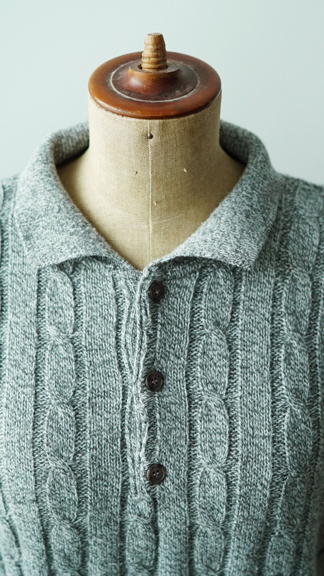 Strick Pullover grau