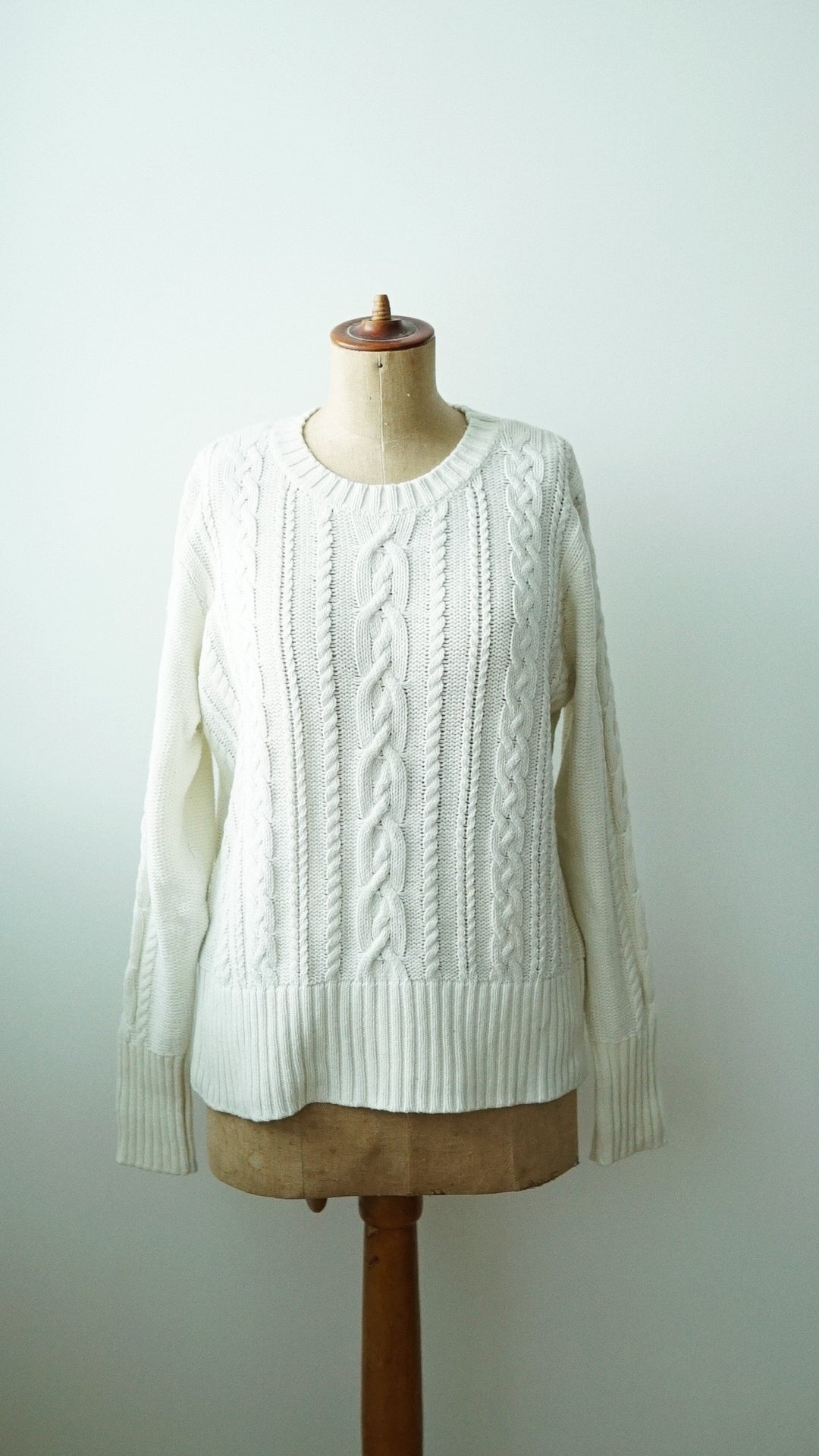 Strick Pullover weiß