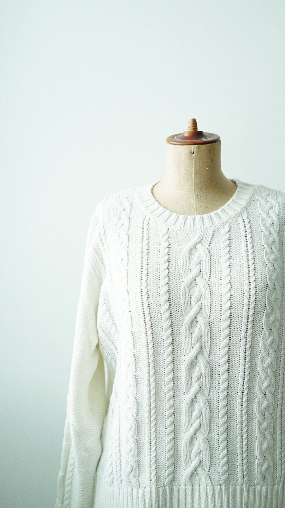 Strick Pullover weiß