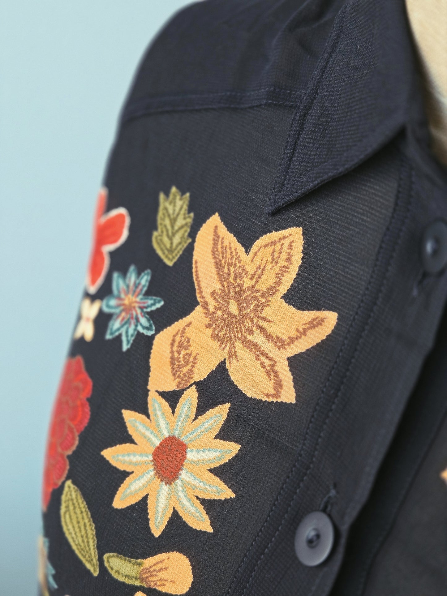 Bluse mit Blumen