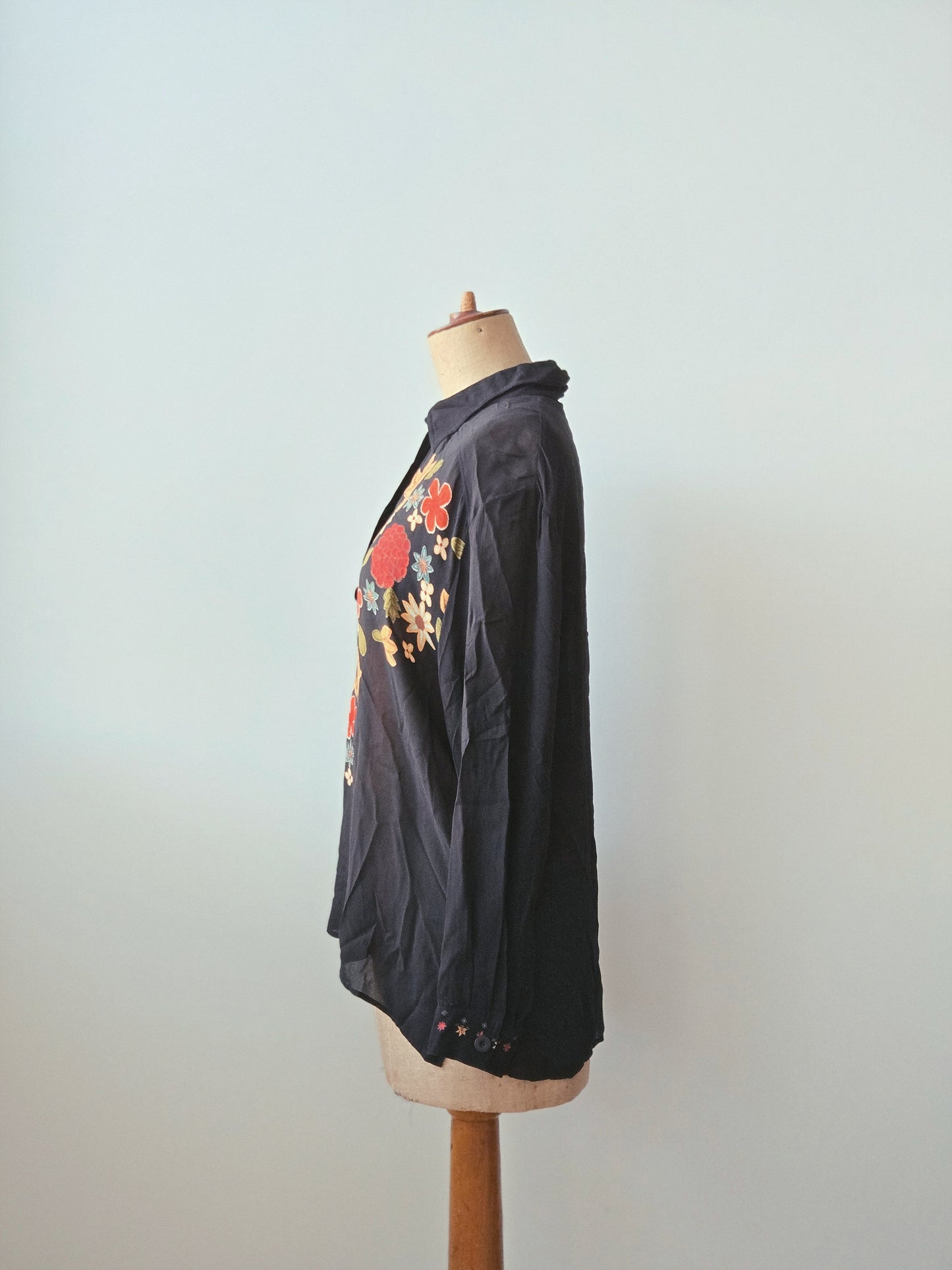 Bluse mit Blumen