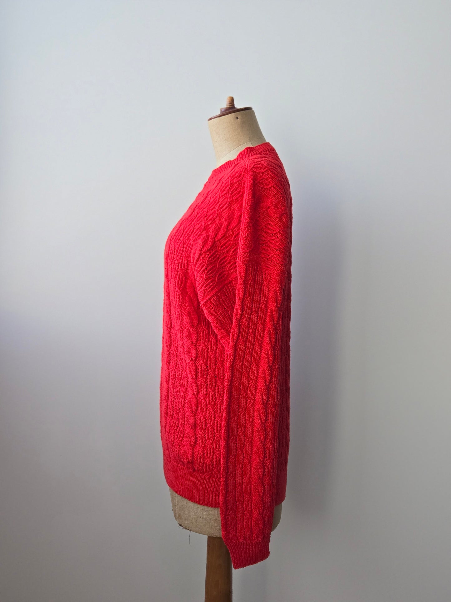 Strick Pullover Zopfmuster