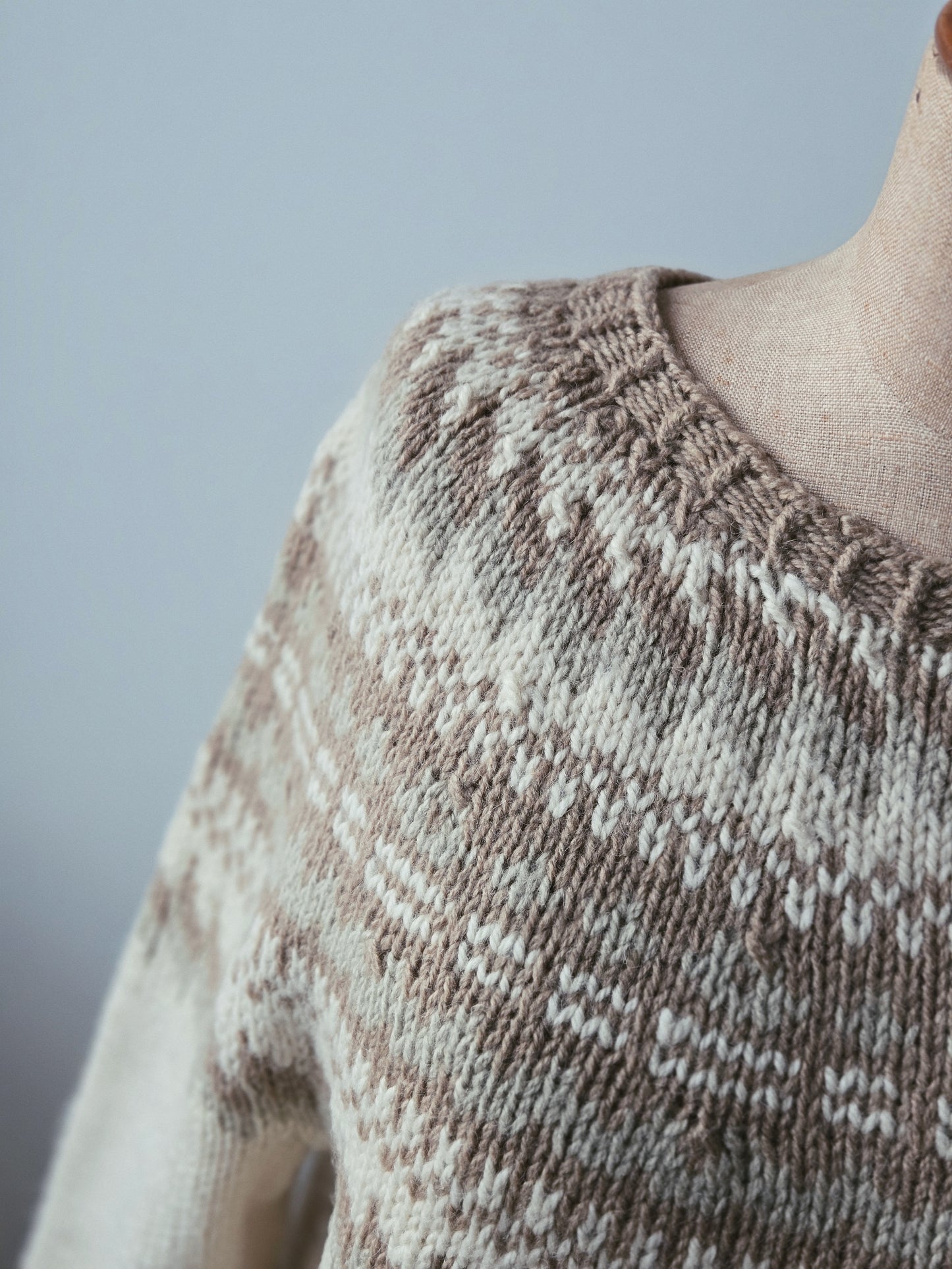 Strick Pullover Island