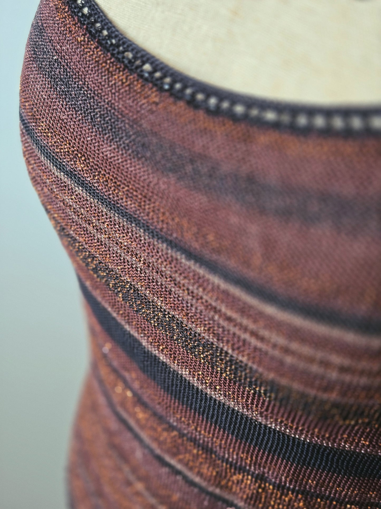Glitzer Top Strick