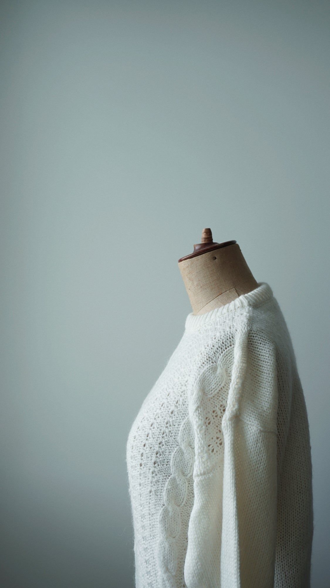 Strick Pullover weiß