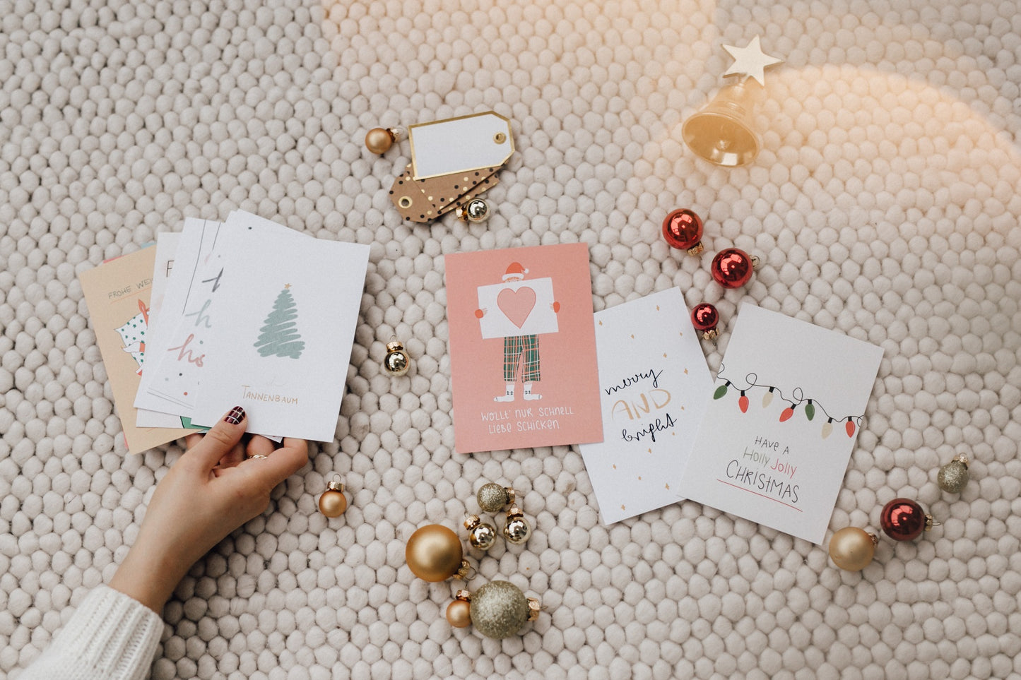 Weihnachtskarten set