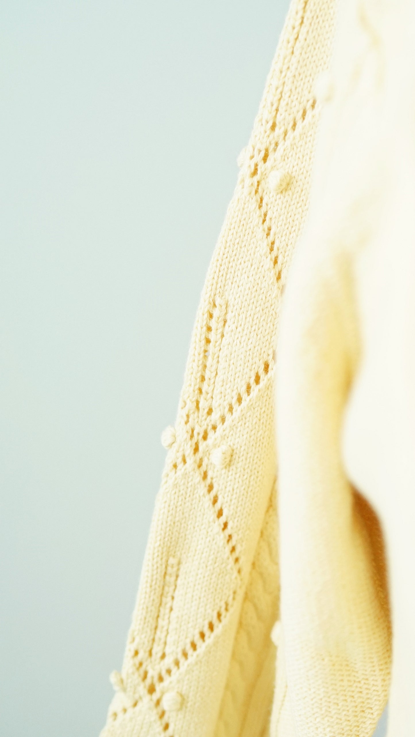 Strick Pullover gelb