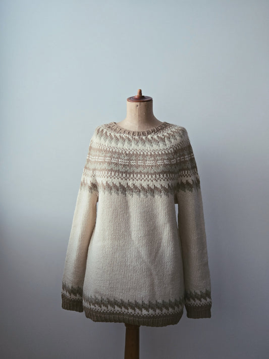 Strick Pullover Island