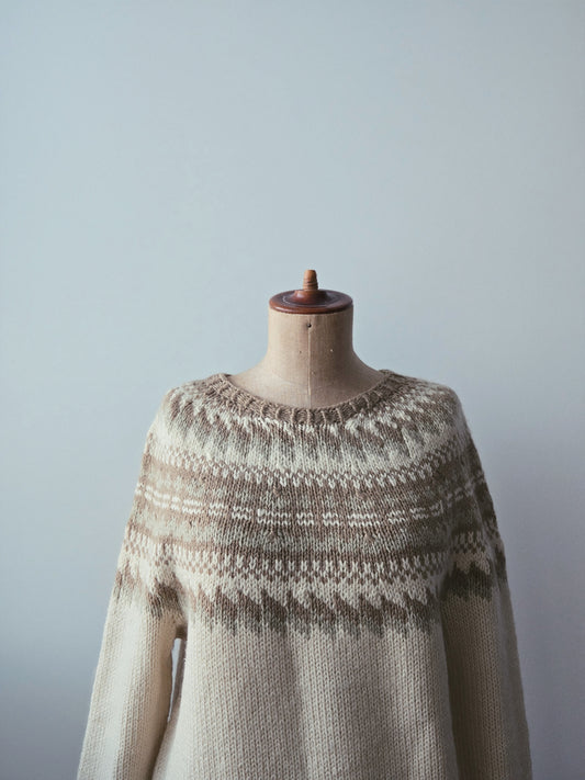 Strick Pullover Island