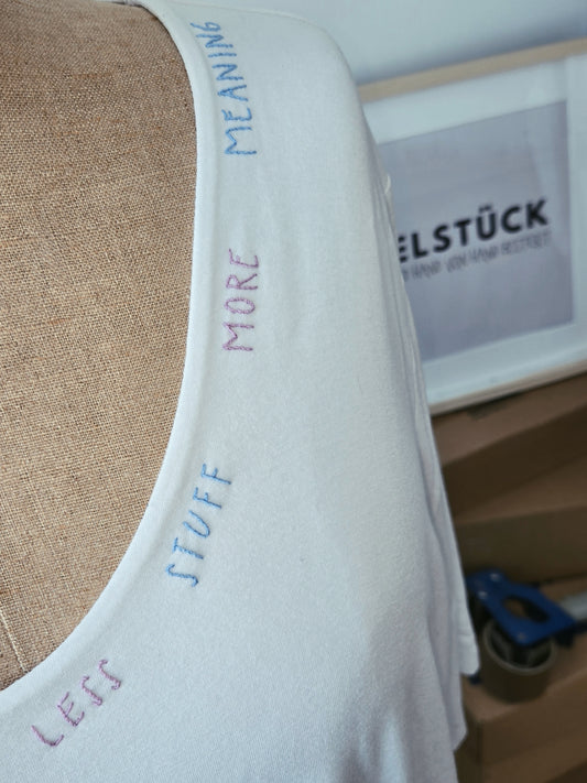 Less stuff more meaning