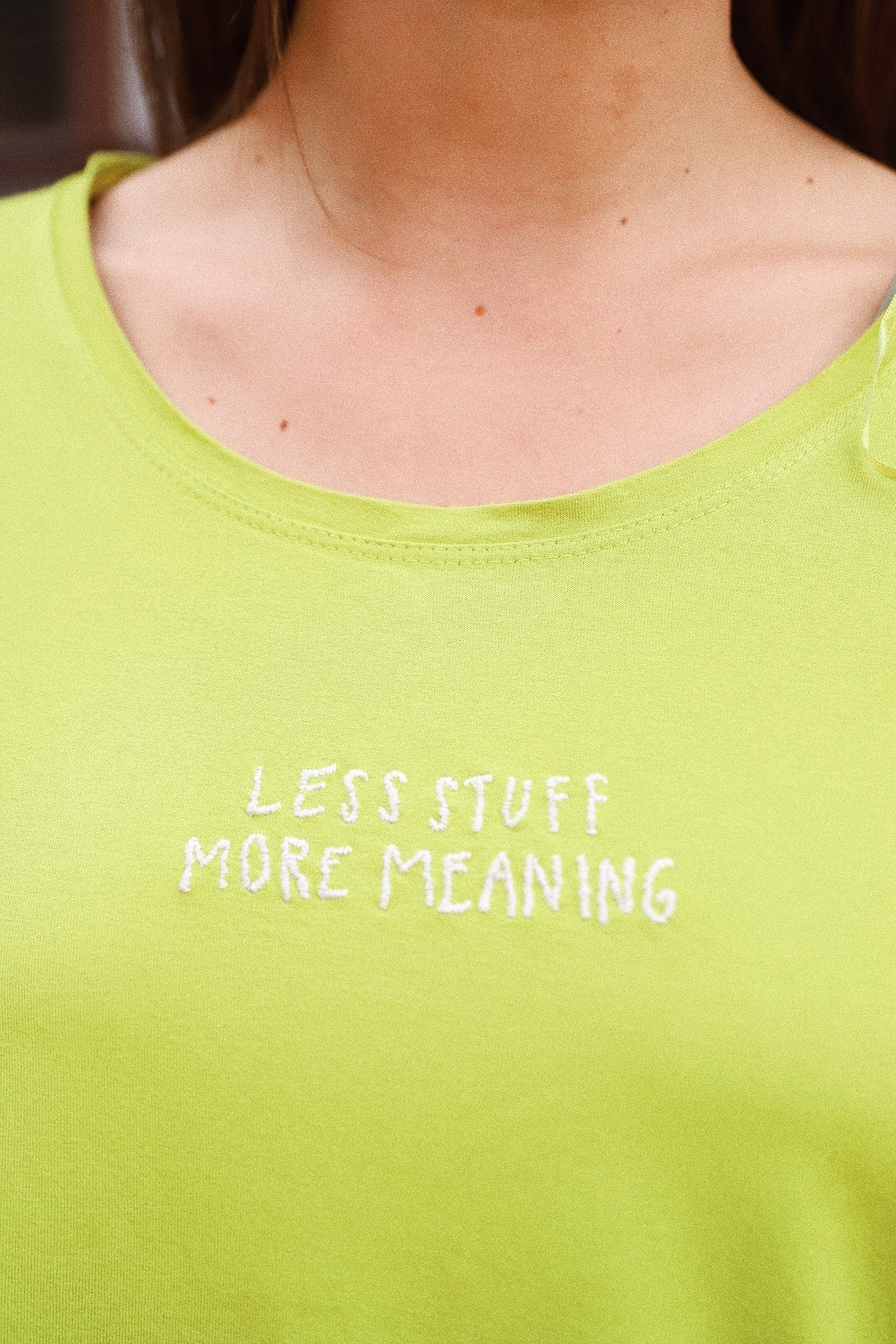 Less stuff more meaning